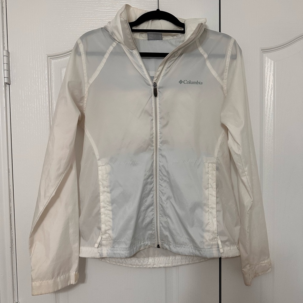 Columbia Cream Hooded Jacket